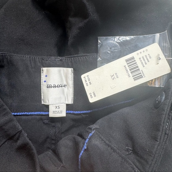 NWT Anthropologie The Colette Maxi Skirt Maeve Linen Edition in Black - Picture 6 of 15